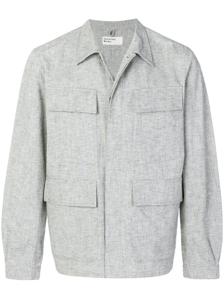 Universal Works Fatigue Shirt Jacket - Grey