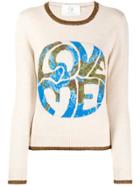 Alberta Ferretti Love Me Jumper - Neutrals