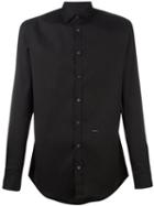 Dsquared2 Classic Shirt, Men's, Size: 54, Black, Cotton/spandex/elastane