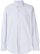 Engineered Garments Striped Oxford Shirt - Blue