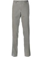 Pt01 'northern Lights' Tapered Trousers, Men's, Size: 48, Grey, Cotton/spandex/elastane