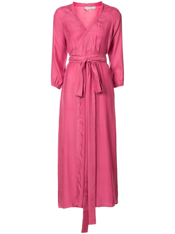 Rhode Resort Wrap Dress - Pink & Purple