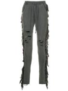 Alchemist Distressed Track Pants - Grey