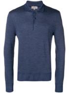Canali Polo Sweater - Blue