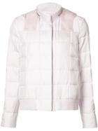 Moncler Gamme Rouge Zipped Neck Hooded Jacket - Pink & Purple