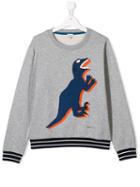 Paul Smith Junior Dinosaur Printed Sweatshirt - Grey
