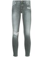 7 For All Mankind Slim Distressed Jeans - Blue