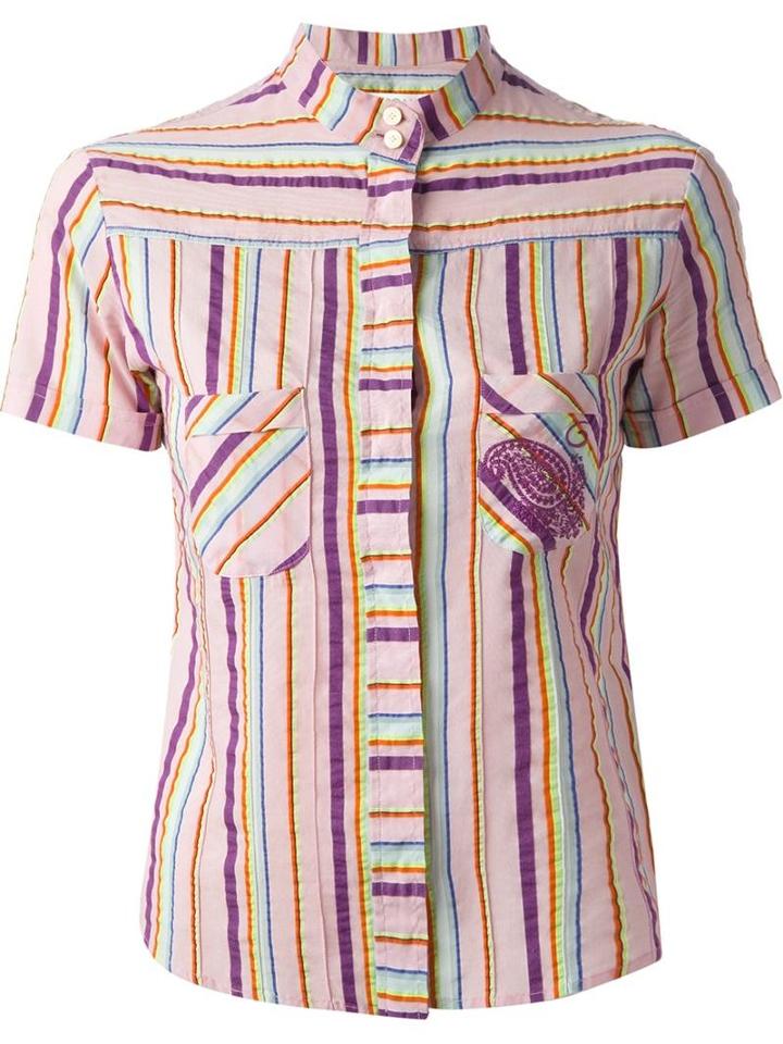 Romeo Gigli Vintage Striuped Shirt