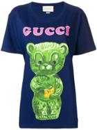Gucci Graphic Print T-shirt - Blue