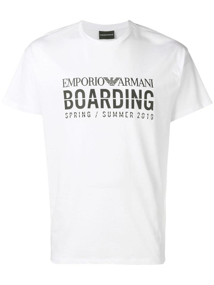 Emporio Armani Boarding T-shirt - White