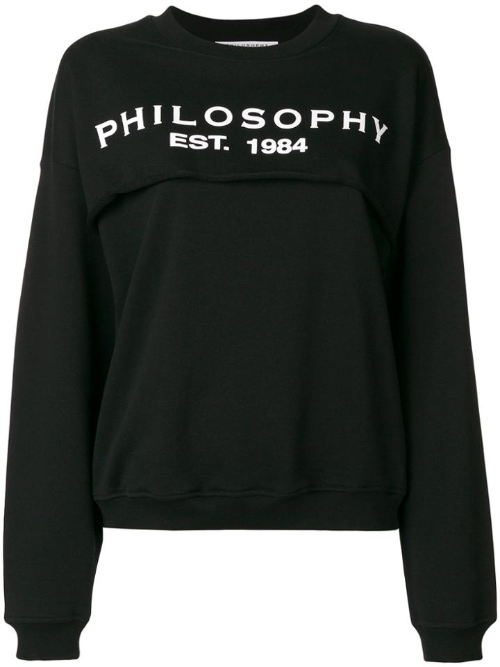 Philosophy Di Lorenzo Serafini Logo Sweatshirt - Black