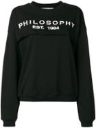 Philosophy Di Lorenzo Serafini Logo Sweatshirt - Black