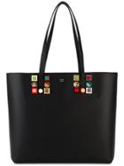 Fendi Black Embellished Tote Bag
