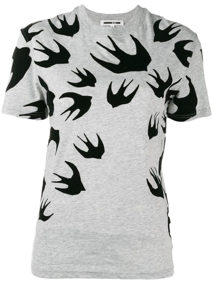 Mcq Alexander Mcqueen Swallow Print T-shirt - Unavailable