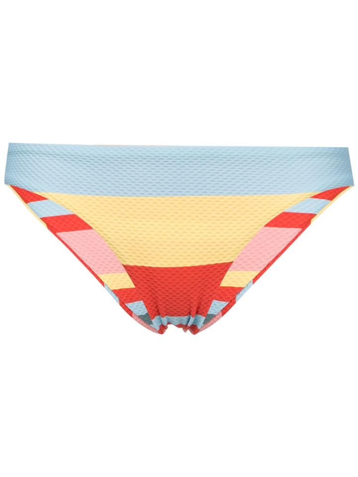 Asceno Bold Stripe Bikini Bottom - Multicolour