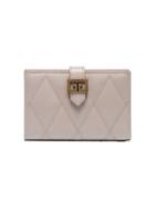 Givenchy Ivory Quilted Leather Envelope Purse - Neutrals