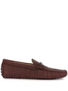 Tod's T-bar Driving Shoes - Red