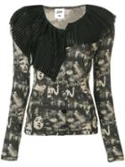 Jean Paul Gaultier Pre-owned Faces Printed Cardigan - Black