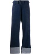 Barbara Bologna Wide-leg Flared Jeans - Blue