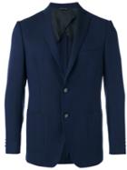 Tonello Two Button Blazer, Men's, Size: 52, Blue, Silk/mohair/wool/cupro