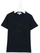 Burberry Kids Knight Embroidered T-shirt, Boy's, Size: 12 Yrs, Blue