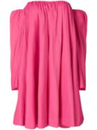 Calvin Klein 205w39nyc Bardot Ruffled Dress - Pink