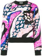 Emilio Pucci Abstract Print Sweatshirt - Pink & Purple