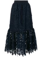 See By Chloé Lace Midi Skirt - Blue