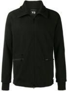 Y-3 Zipped Lightweight Jacket, Men's, Size: Large, Black, Cotton