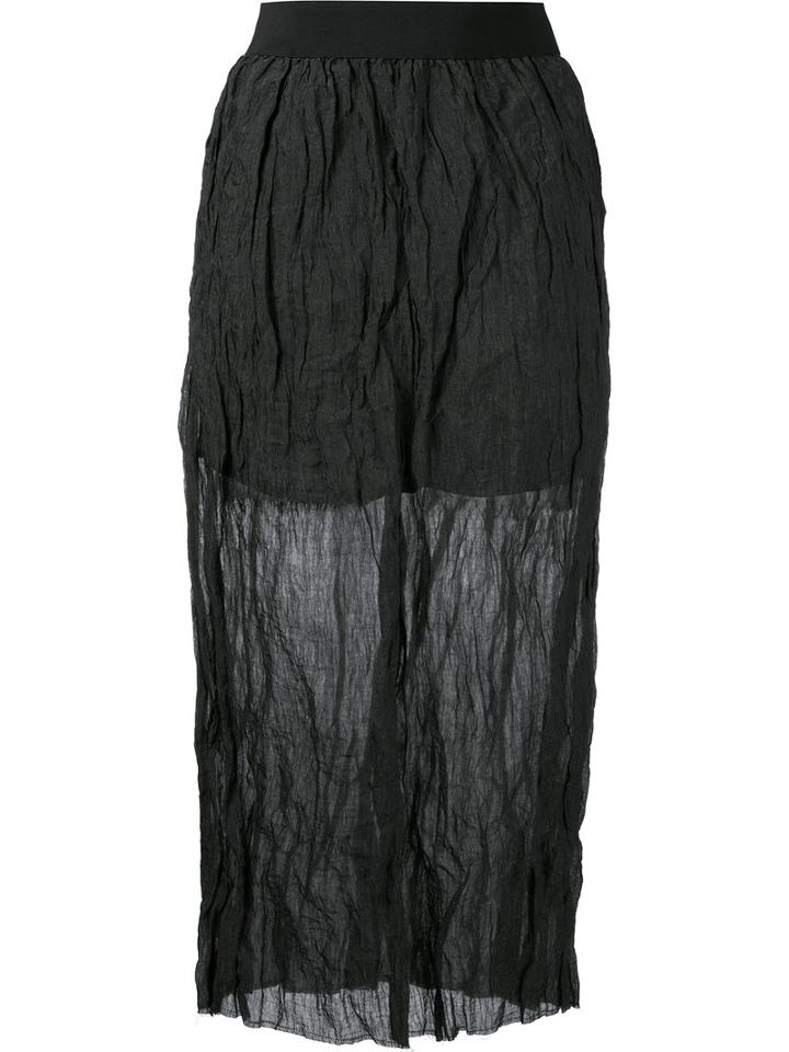 Nehera - 'siletta' Skirt - Women - Cotton/aluminium - 34, Black, Cotton/aluminium