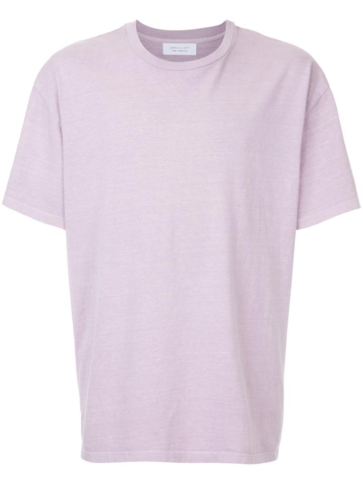 John Elliott Classic Short-sleeve T-shirt - Pink & Purple
