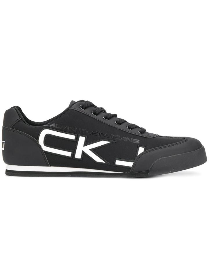 Calvin Klein Jeans Low-top Logo Sneakers - Black