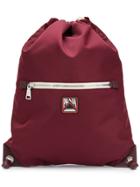 Prada Drawstring Backpack - Red