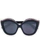 Gucci Eyewear Cat Eye Sunglasses - Black