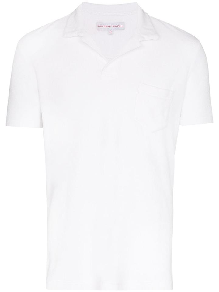 Orlebar Brown Terry Towelling Polo Shirt - White