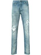 John Elliott Distressed Denim Jeans - Blue