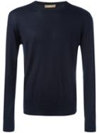 Cruciani - Casual Jumper - Men - Silk/cashmere - 58, Blue, Silk/cashmere