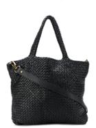 Officine Creative Woven Tote - Black