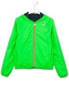 K Way Kids Reversible Jacket, Boy's, Size: 16 Yrs, Green