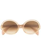 Oscar De La Renta Regina Sunglasses - Brown