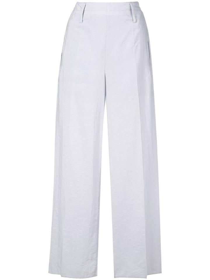 Lemaire High-waisted Trousers - Purple