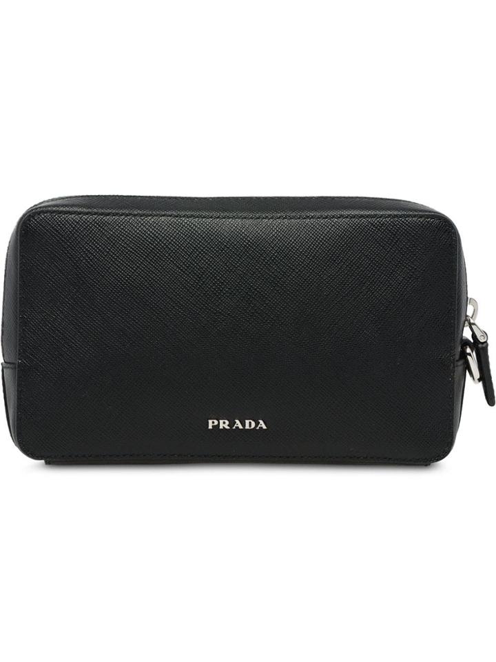 Prada Leather Cellphone Case - Black