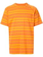 Sacai Striped T-shirt - Orange