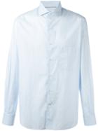 Loro Piana Alain Shirt, Men's, Size: Large, Blue, Cotton