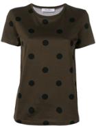Max Mara Polka Dot T-shirt - Green