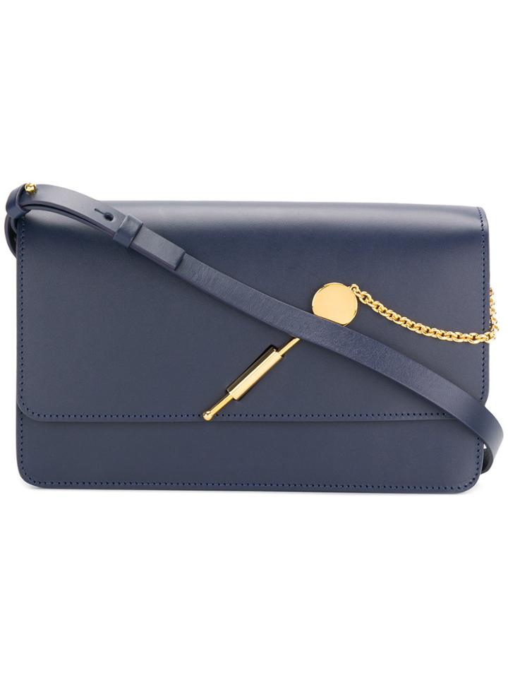 Sophie Hulme Cocktail Stirrer Shoulder Bag - Blue