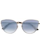 Mcq By Alexander Mcqueen Eyewear Cat Eye Sunglasses - Silver