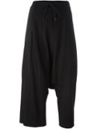 Y-3 Drop Crotch Track Pants, Women's, Size: Xs, Black, Polyamide/polyurethane/viscose