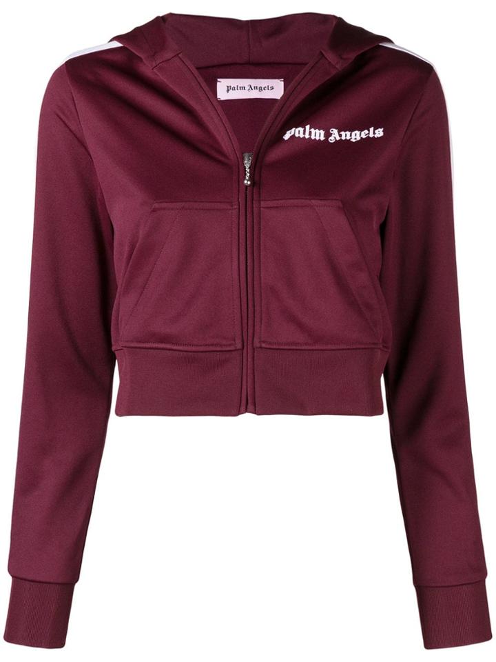Palm Angels Cropped Track Jacket - Pink