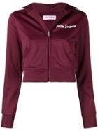 Palm Angels Cropped Track Jacket - Pink